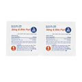 Dynarex Sting & Bite Pad, Bulk Pack case of 3000