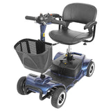 4 WHEEL MOBILITY SCOOTER, LONG RANGE, 265LB CAPACITY, BLACK