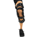 845 DUAL OA KNEE BRACE, 4 STOP SETS, ALUMINUM, LEFT, SMALL