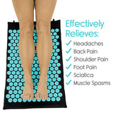 ACUPRESSURE MAT, HALF DOME PILLOW, FOAM LINING, 7452 SPIKES, PINK