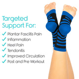 ANKLE COMPRESSION SOCKS, OPEN TOE, M:7 - 10, W: 7 - 10.5, BLACK W/GRAY