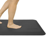 ANTI-FATIGUE MAT, WATERPROOF FOAM, 17.5" X 32", BLACK