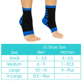 ANKLE COMPRESSION SOCKS, OPEN TOE, M:7 - 10, W: 7 - 10.5, BLACK W/GRAY