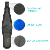 ARCH SUPPORTS, 6 GEL INSERTS, LOW-PROFILE, 1 PAIR, BLACK