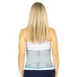 BACK ICE WRAP, 3 SPLINTS, HOT/COLD GEL PACK, UP TO 50", + EXTENDER STRAP - SUP2012GRY