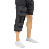 830 TRI-PANEL KNEE IMMOBILIZER, 4 RIGID SPLINT, PADDED INSERTS, 12" LENGTH