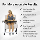 BASIC BLOOD PRESSURE MONITOR, 2 USER MEMORY, CUFF, BLACK