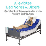 5" ALTERNATING PRESSURE MATTRESS, PRESSURE PUMP, TWIN, WATERPROOF COVER - LVA1082