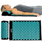 ACUPRESSURE MAT, HALF DOME PILLOW, FOAM LINING, 7452 SPIKES, PINK