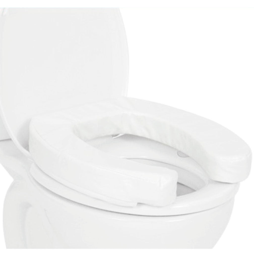 Washable Gel Toilet Seat Cover, Padded Riser Cushion for Elongated Toilets  & Com