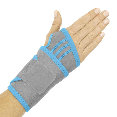 WRIST ICE WRAP, HOT/COLD GEL PACK, REVERSIBLE, GRAY - SUP2003GRY