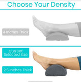 2.5" HALF MOON LUMBAR CUSHION, FOAM, MESH COVER W/CHAIR STRAP - CSH1063S