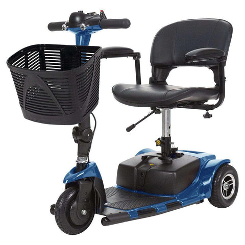 3 WHEEL MOBILITY SCOOTER, 12.4 M RANGE, 265 LB CAPACITY, BLACK