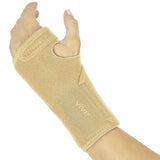 WRIST BRACE, REMOVABLE SPLINT, WASHABLE NEOPRENE, BLACK, RIGHT HAND