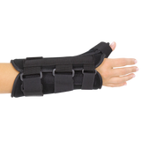 807 THUMB SPLINT, RIGID ALUMINUM, 2 SIDE SPLINTS, LEFT, X SMALL: 4.5” to 5.5”