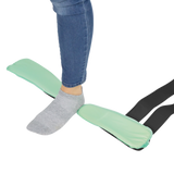 350 ANKLE AIR SPLINT W/PUMP, RIGID PANELS, REVERSIBLE, M: 4-13+, W:7-15+ - SUP2043BLK