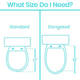 3.5" TOILET SEAT RISER W/ARMS, USE WITH EXISTING SEAT, ELONGATED