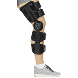 ROM KNEE BRACE, OPEN FIT ALUMINUM ALLOY, 18" -23.5" LENGTH - SUP2071BLK