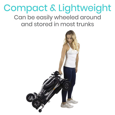 AUTO-FOLDING MOBILITY SCOOTER, 11.3M RANGE, 220LBS - MOB1030SLB