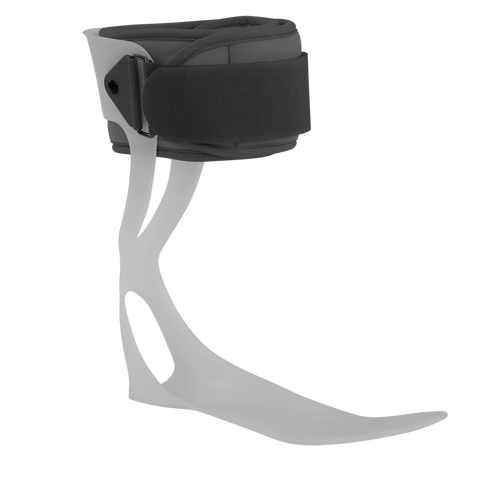 930 AFO OPEN LEAF, TRIMMABLE FOOTPLATE, CALF STRAP, LEFT, M: UP TO 9; W: UP TO 11