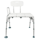 BATHROOM TRANSFER BENCH, ADJUSTABLE ALUMINUM FRAME, NONSLIP - LVA1041