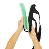 350 ANKLE AIR SPLINT W/PUMP, RIGID PANELS, REVERSIBLE, M: 4-13+, W:7-15+ - SUP2043BLK