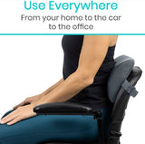 2.5" HALF MOON LUMBAR CUSHION, FOAM, MESH COVER W/CHAIR STRAP - CSH1063S