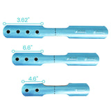 ALUMINUM FINGER SPLINTS, 3 LENGTHS, FOLD OVER DESIGN W/FOAM PADDING, 3 PK  - SUP2010ALU