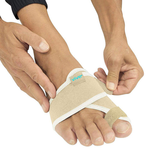 BUNION SPLINT, ALUMINUM PLATE, UP TO 14" ARCH, 1 PAIR, BEIGE