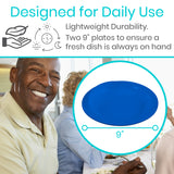 Spill Proof Scoop Plate 2 Pack -  LVA2101BLU2PK
