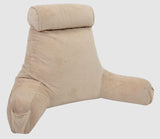 BACKREST PILLOW, SHREDDED MEMORY FOAM,POCKETS, BROWN - CSH1069BRN