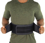 BACK BRACE, DUAL FASTENERS, REMOVABLE LUMBAR PAD, UP TO 44" WAIST