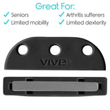 MAGNETIC SHOE CLOSURES, ANY TIE SHOE, TWO SETS W/ANCHOR CLIPS, BLACK