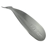 7.5" STAINLESS STEEL SHOE HORN, NARROW/WIDE, ROUNDED - LVA1040