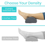 4" HALF MOON LUMBAR CUSHION, FOAM, MESH COVER W/CHAIR STRAP -  CSH1063L