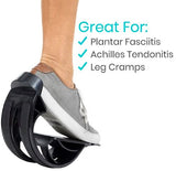 ADJUSTABLE FOOT ROCKER, TOE EXTENDER, ANGLED FOOT PLATE, NONSLIP BASE - RHB2036BLK