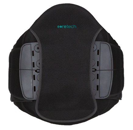 637 LSO LUMBAR BRACE, REMOVABLE PULLEY, SIDE SPLINTS, UP TO 68" WAIST - SUP2026BLK