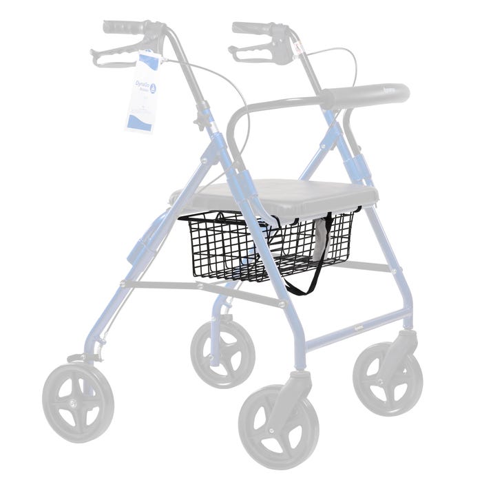 Dynarex HD Rollator Basket case of 1