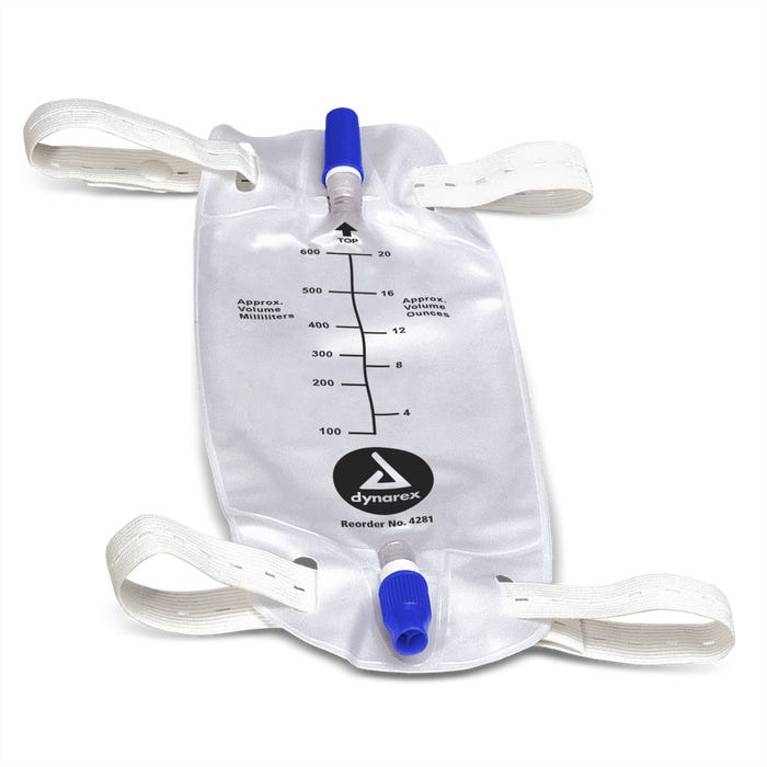 Dynarex Urinary Leg Bags case of 4 quantity of 12