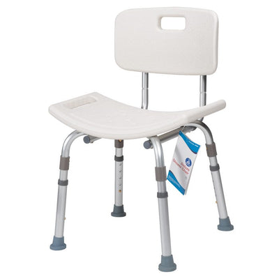 Dynarex Deluxe Shower Chair With Back per box quantity is 1