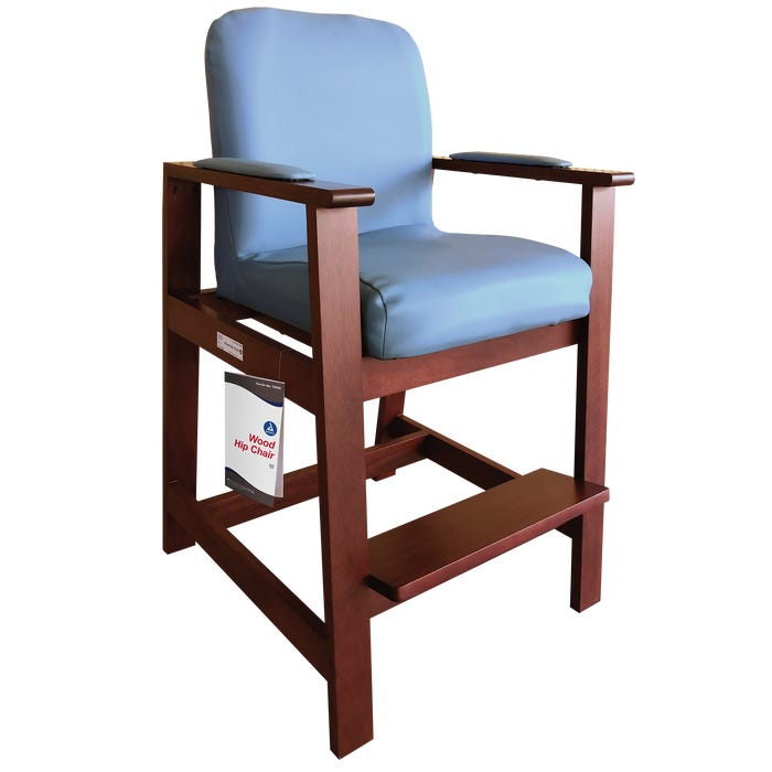 Dynarex Hip Chair With Adjustable Foot Rest per box quantity is 1