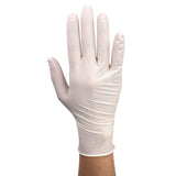 Dynarex Sensi Grip Latex Exam Gloves, Powder-Free case of 10 box of 100