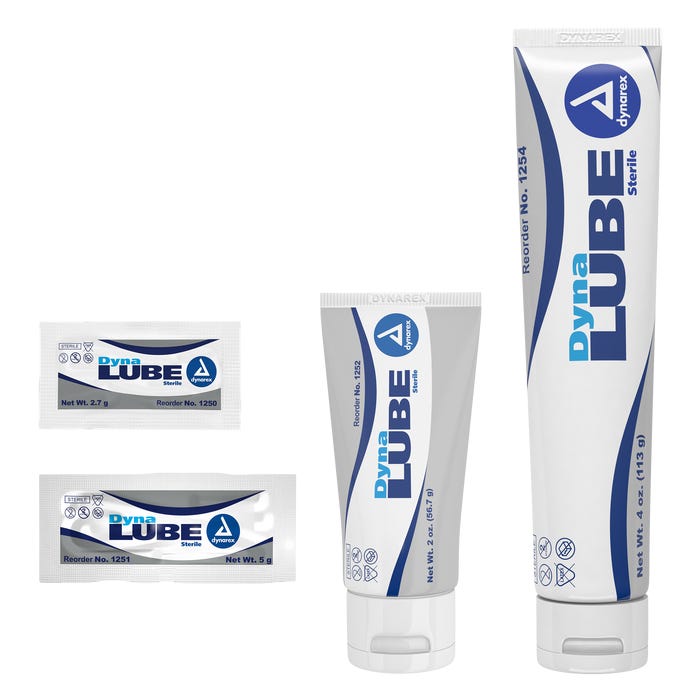 Dynarex DynaLube Lubricating Jelly  Quantity per box: 144 case of 12