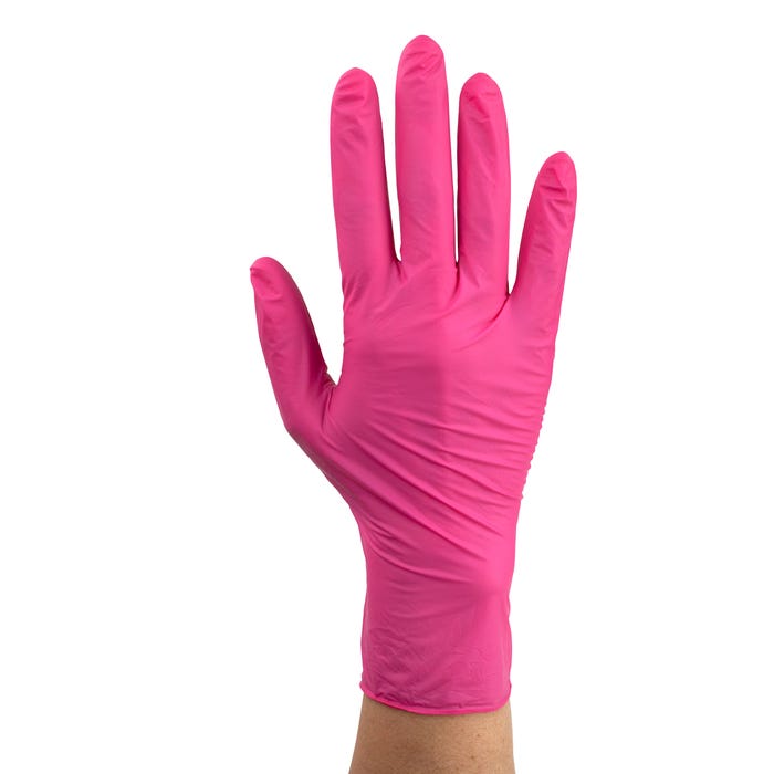 Dynarex AloeSkin Nitrile Exam Gloves With Aloe, Powder-Free case of 10 Quantity per box: 100
