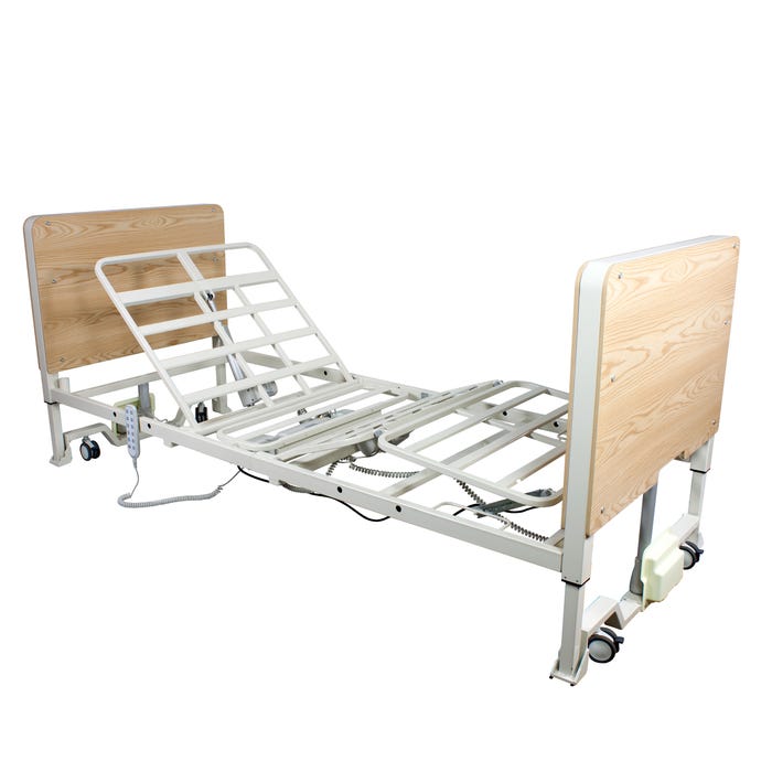 Dynarex D400 LTC Ultra-Low Bed, 4" colour amber cherry rail type no rail Staff Control no