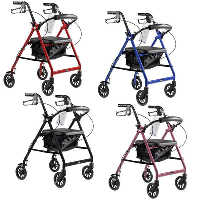 Dynarex DynaGo Quad 6 Rollators per box quantity is 1