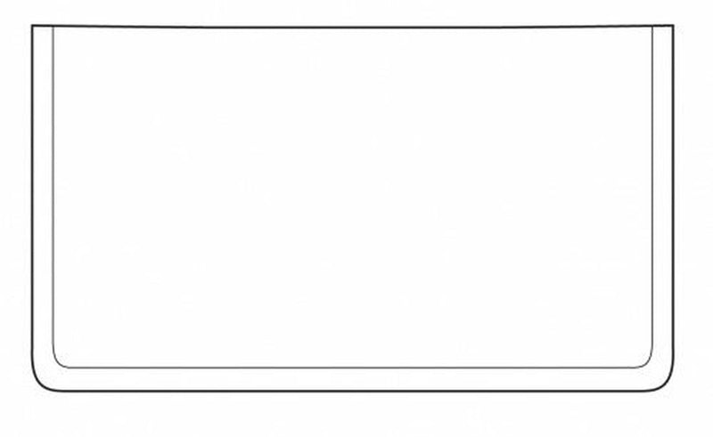 Omnimed X-Large 6" X 4" Plastic Pressure Self Ashesive Pocket ( 10 Pack)