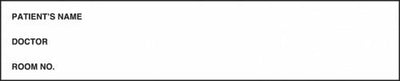 Omnimed Id Cards 1" X 5" (1000 Pack)