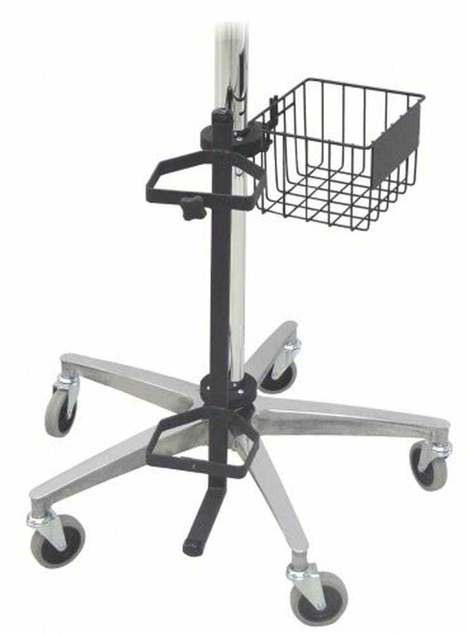 Omnimed Oxygen Cylinder Holder With Omni Basket