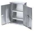 Omnimed Double Door Narcotic Cabinet W Combo Lock & 4 Shelves (24”H X 16”W X 8”D)